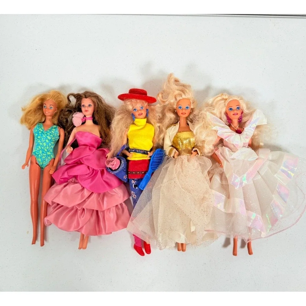 Vintage Barbie Doll Lot Sweet Roses PJ Benetton Secret Hearts Summit Hong Kong